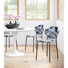 Zuo Clyde Dining Chair (Set of 2) Leaf Print and Black - image 4 of 4