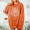 Simply Sage Market S.W.Smiley Pumpkin Outline Lightweight Garment Dyed Sweatshirt - 3 of 4