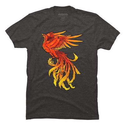 Men's Design By Humans Phoenix By Zeldy T-Shirt