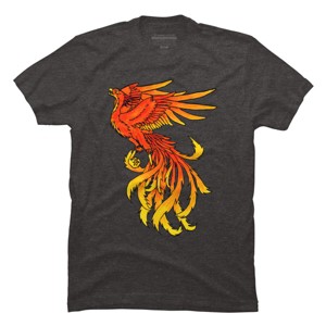Men's Design By Humans Phoenix By Zeldy T-Shirt - 1 of 4