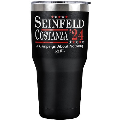 Seinfeld Election Tee Steel Tumbler 30oz Coffee Travel Mug