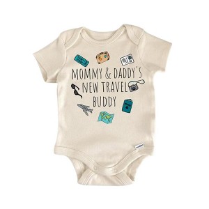 Travel Adventure Airplane - Baby Boy Girl Clothes Infant Onesie® Funny Cute Newborn GS1 - 1 of 4