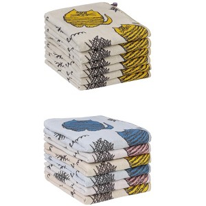 Unique Bargains Home Decor Kitty Pattern Absorbent Kitchen Towels 14 x 16 Inch 12 Pcs - 1 of 4