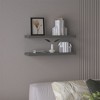 OUTSUPPLY 2 Pcs Floating Shelves, Wall Shelves for Bedroom, Bathroom, Living Room with Easy Installation - 2 of 4