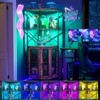 Aheaplus Corner Buffet Bar Cabinet with Top Hutch&Storage Shelves - 4 of 4
