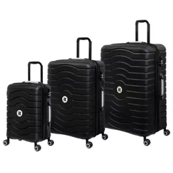 Elle Uptown Expandable 3 Piece Spinner Luggage Set (20