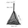 Unique Bargains Picnics BBQ Camping Outdoor Triangle Mesh Hanging Storage Net Bags Black 1 Pc - 2 of 4