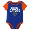 NCAA Florida Gators Infant Boys' 3pk Bodysuit - 4 of 4