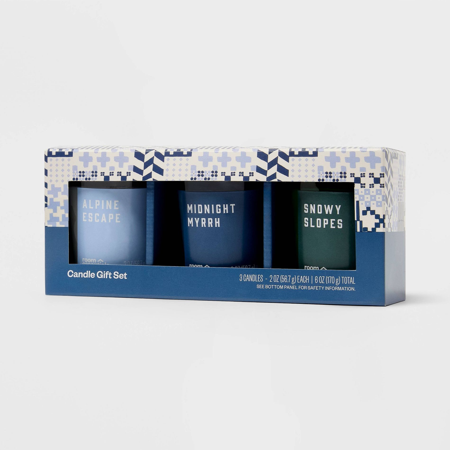 3pk Glass Jar Candle Gift Set - Room Essentials™