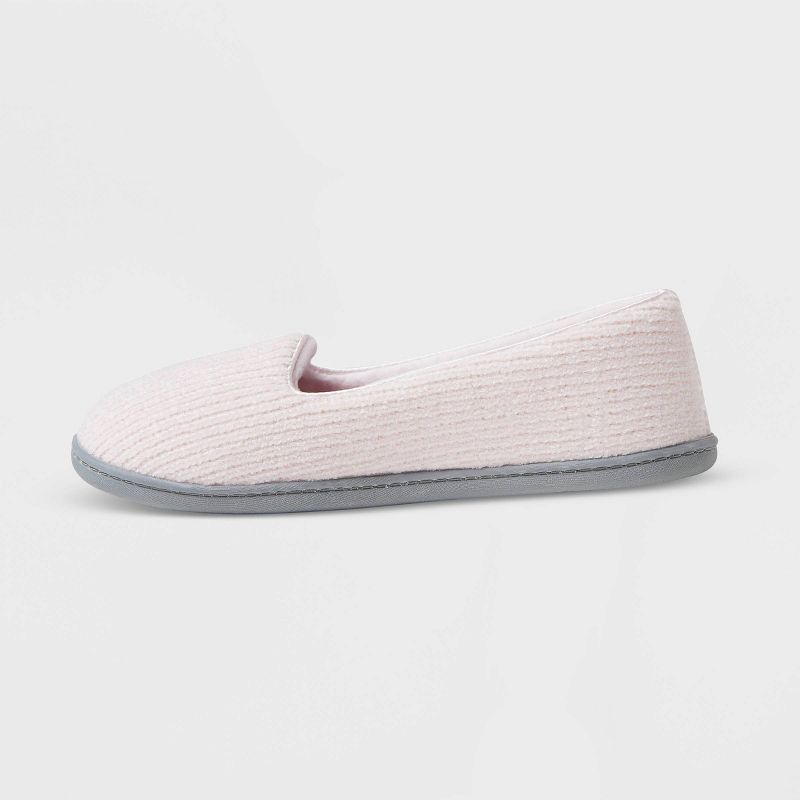 Dearfoams Women's Rebecca Closed-Back Loafer Slippers - Pink, 2 of 7