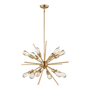 Vaxcel Estelle 12 - Light Pendant in  Natural Brass - 1 of 4