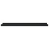 Frame Ledge Shelf Set of 2 Black MDF 23.6 in Storage - 4 of 4