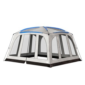 Leisure Sports Enclosed Screen Tent With UV-Resistant Canopy and Carry Bag - Gray and Blue - 1 of 4