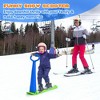 Costway Folding Snow Scooter W/Grip Handle Portable Snow Sled for Kids Teenagers - 3 of 4