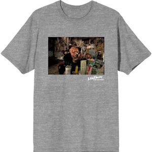 A Nightmare On Elm Street Freddy Smoking Men's Short Sleeve Tee - 1 of 2