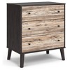 Lannover Chest of Drawers Brown/Beige/Natural - Signature Design by Ashley: Contemporary 3-Drawer Vertical Storage - 2 of 4