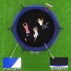 BestParts 8FT Trampoline with Safety Enclosure, Basketball Hoop & Ladder - Blue - 3 of 4