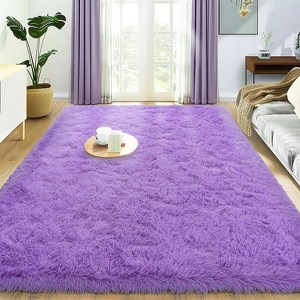 LOVEVOOK 5x7 Feet Area Rugs for Living Room Bedroom, Non-Slip Fluffy Soft Shag Rug, Plush Carpet for Home Dorm Decor Aesthetic - 1 of 4