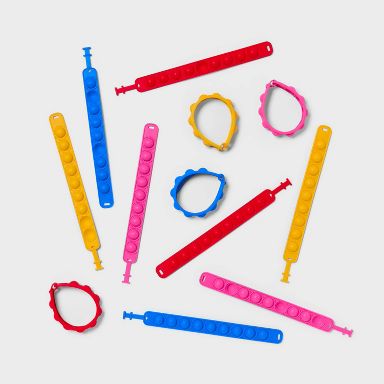 12ct Valentine's Day Pop-It Bracelets Giveaways Set - Spritz™
