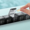 Sukuos XL Weekly Pill Organizer 2 Pcs, Daily Pill Cases for Pills, Vitamins, Fish Oils & Supplements - 3 of 4
