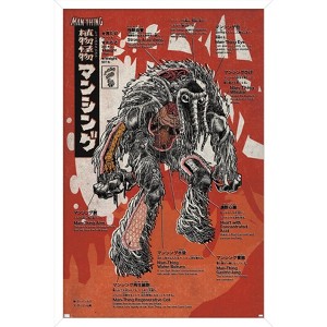 Trends International Marvel Comics: Man-Thing: Marvel Monsters #1 Framed Wall Poster Prints - 1 of 4