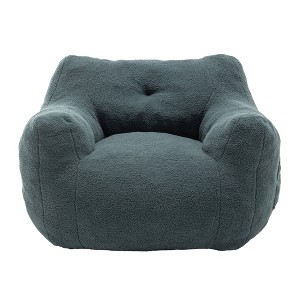 Maliang Bean Bag Sofa Chair with Armrests Stuffed High-Density Foam, Lazy Sofa for Adults in Living Room,Bedroom Reading - 1 of 4