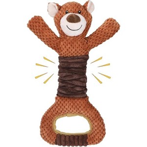 ZippyPawsqueaky Plush Tug-of-War Dog Toys with Rope (Small/Middle/Big Dogs) - 1 of 4