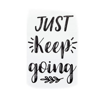 Inspirational Black and White Motivational Quote Wall Decals Set