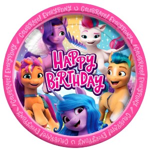 Treasures Gifted My Little Pony Plates 9in - My Little Pony Party Supplies - 24 Pack - 1 of 4