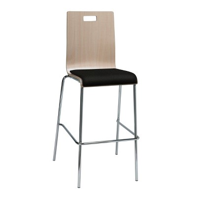 Jive Barstool Tuxedo Fabric Seat Natural - KFI