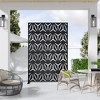 Wooakway 72"H 47"W 16"D Metal Outdoor Privacy Screen Freestanding Patio Decorative Screens - 2 of 4