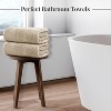 BRINJOY 4-pack of extra-large bath towels, 30 x 60 inches, 100% cotton, larger and lighter, dry faster, super soft and absorbent, beige - 4 of 4
