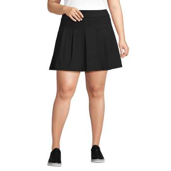 Lands' End Women's Active High Impact High Rise Pleated Skort
