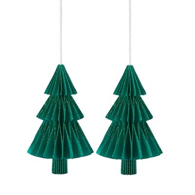The Lakeside Collection Sets of 2 Paper Shape Ornaments