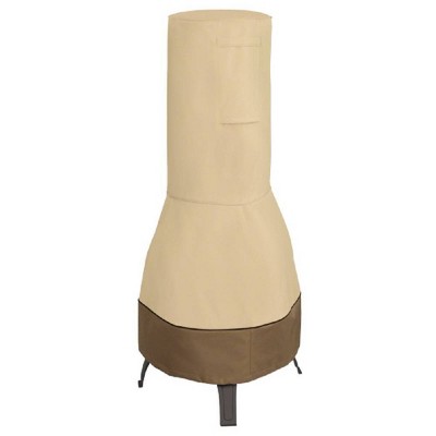  Veranda Outdoor Large Chiminea Cover - Light Beige 