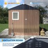 6x4 FT Metal Storage Shed with Window¨C Outdoor Utility Shed with Lockable Door & Air Vent, Garden/Yard Shed Kit for Backyard Patio Lawn - 4 of 4