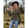Long Sleeve Shirts for Women Crew Neck Fall Tops Lightweight Dressy Tunic Sweaters Fashion Clothes 2025 S-2XL - 4 of 4