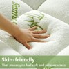 Itopfox Premium Viscose Bamboo Twin XL Mattress Topper for Back Pain, 1200 GSM Quilted Fitted Extra Thick Pad with Deep Pocket - 3 of 4
