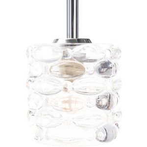 Hadden 5 Light 14.5" Pendant - PND6012 - Silver/Clear - Safavieh - 1 of 4