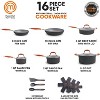 MasterChef MC3011 16 Pieces Champions Cookware Set Gray - image 2 of 4