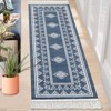 Area Rug, Machine Washable Tassel Rugs for Living Room, Indoor Non-Slip Front Door Mat, Stain Resistant Floor Cover Carpet, Bordered - 2 of 4