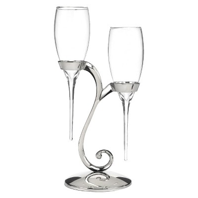  Raindrop Wedding Champagne Flutes 