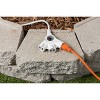 General Electric 50' 3-Outlet EZGrip Grounded Indoor-Outdoor Extension Cord 16AWG White - 4 of 4
