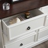 NicBex Farmhouse 6-Drawer Chest of Drawers for Bedroom,Storage Dresser Clothes Organizer for Living Room,Hallway,Entryway - 4 of 4