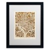 Trademark Fine Art -Michael Tompsett 'Washington DC Street Map 3' Matted Framed Art - 2 of 4