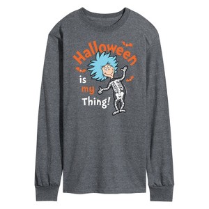 Men's - Dr. Seuss - Halloween Is My Thing Long Sleeve Graphic T-Shirt - 1 of 4