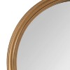 Kate and Laurel Mansell Wood Framed Wall Mirror, 28" Diameter, Gold - 2 of 4