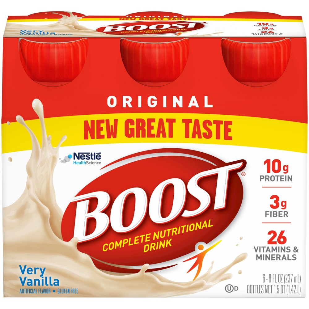 UPC 041679674666 product image for Boost Original Complete Nutritional Drink - Vanilla - 8oz/6ct | upcitemdb.com