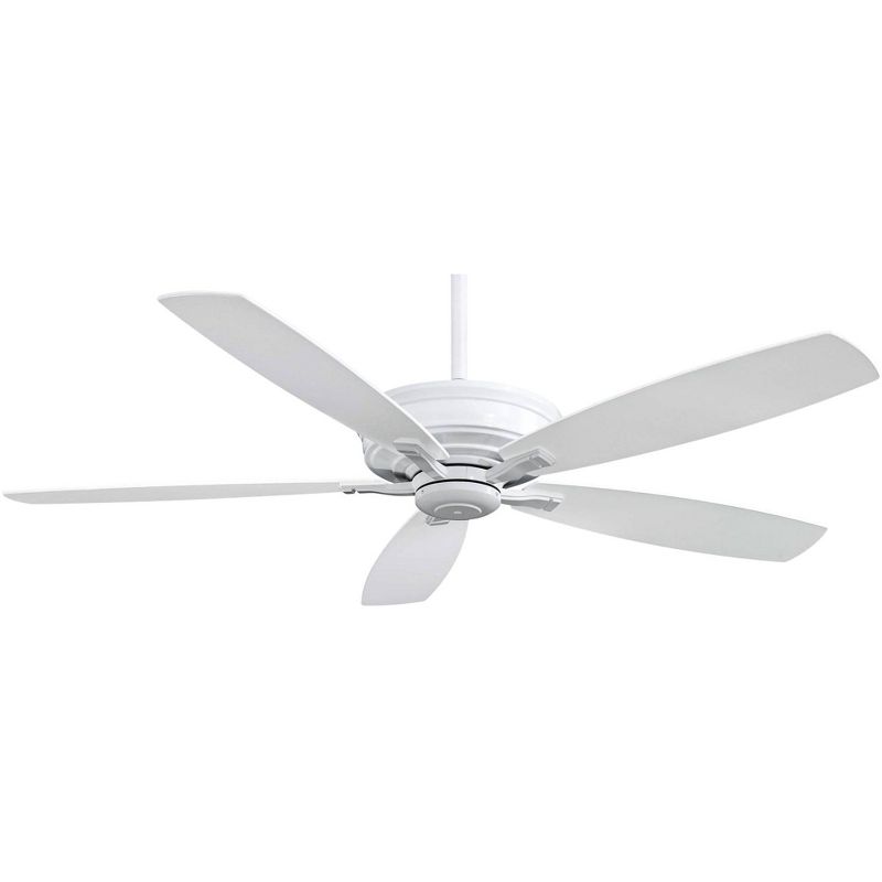 60" Minka Aire Modern Indoor Ceiling Fan with Remote Control White for Living Room Kitchen Bedroom Family Dining Home Office, 1 of 6