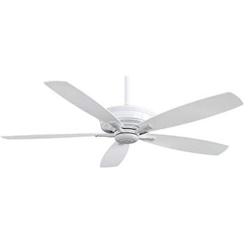 Indoor Ceiling Fan Antique Rubbed White